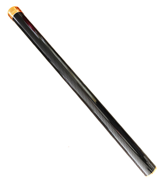 CARBON FIBER TWILL WEAVE 2" ROD CARRYING TUBE  2" DIA FOR 2PC/4PC FLY ROD 2WT/12WT