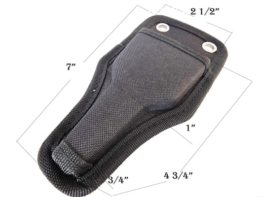 7" MOLDED NYLON FISHING PLIERS SHEATH BLACK WITH BELT CLIP