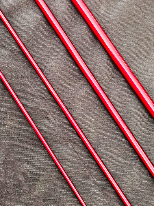 IM-12 GRAPHITE  FLY ROD BLANK 10FT 4INCH  8WT 4PC GLOSS WINE RED