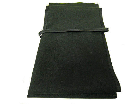 BAMBOO FLY ROD CLOTH BAG BLACK FOR A 8ft 2PC  WITH 2TIPS