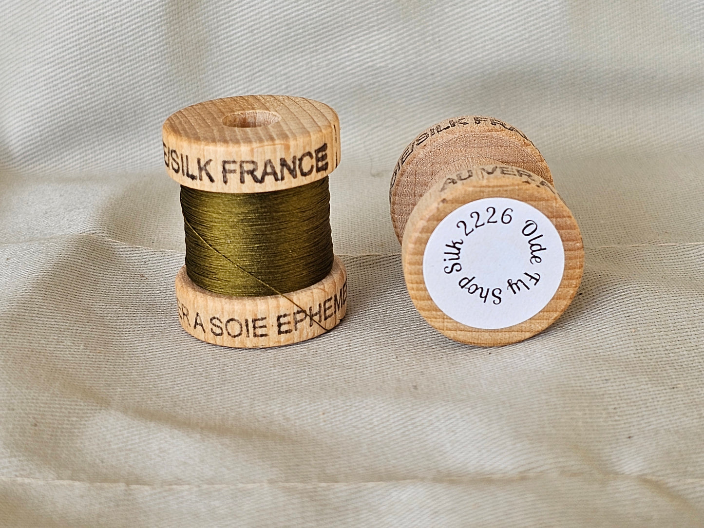 EPHEMERA PURE SILK THREAD - BAMBOO ROD WRAPPING THREAD MADE IN FRANCE.