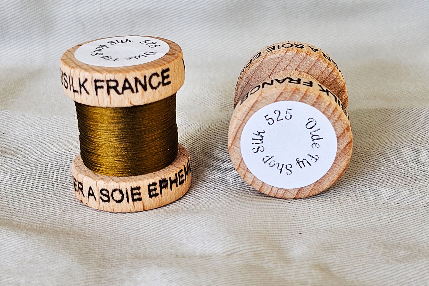 EPHEMERA PURE SILK THREAD - BAMBOO ROD WRAPPING THREAD MADE IN FRANCE.