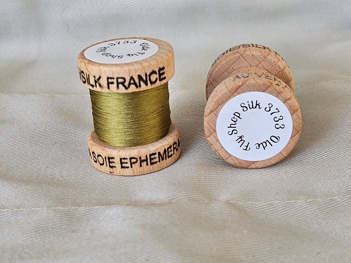 EPHEMERA PURE SILK THREAD - BAMBOO ROD WRAPPING THREAD MADE IN FRANCE.