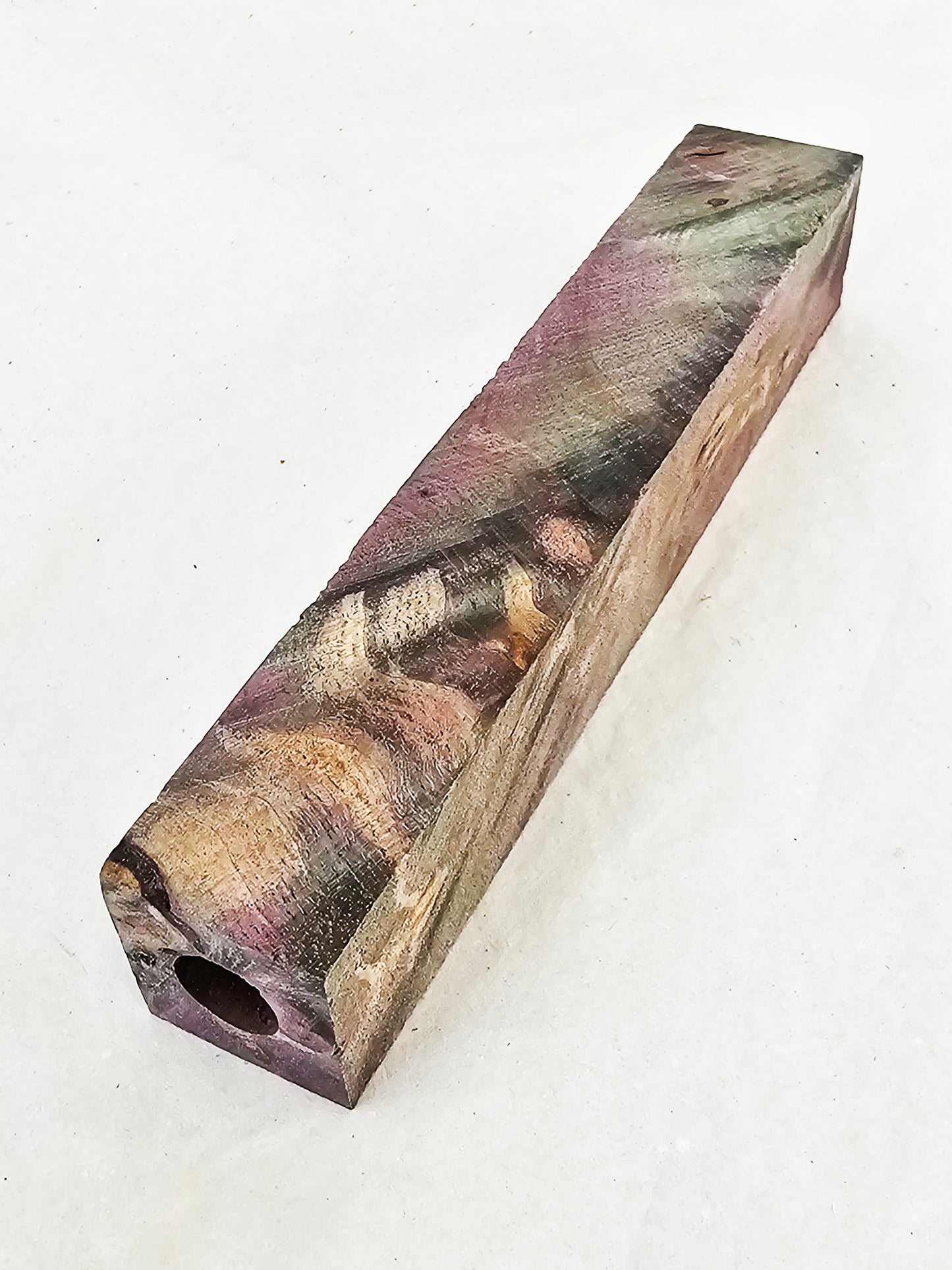 Stabilized Resin Tool Barrel Exotic wood block for reel seat spacer  (10) different colors