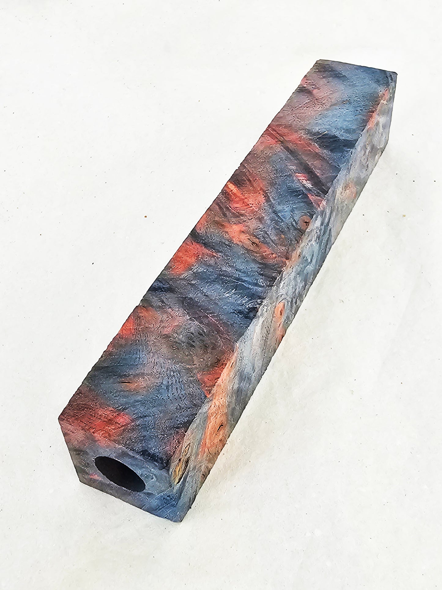 Stabilized Resin Tool Barrel Exotic wood block for reel seat spacer  (10) different colors