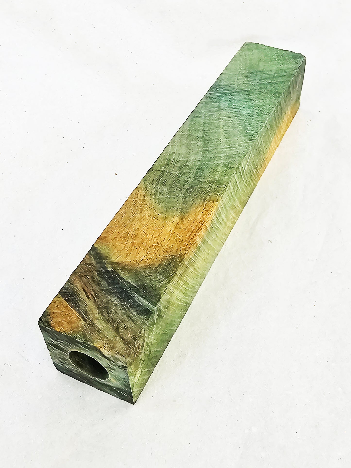 Stabilized Resin Tool Barrel Exotic wood block for reel seat spacer  (10) different colors