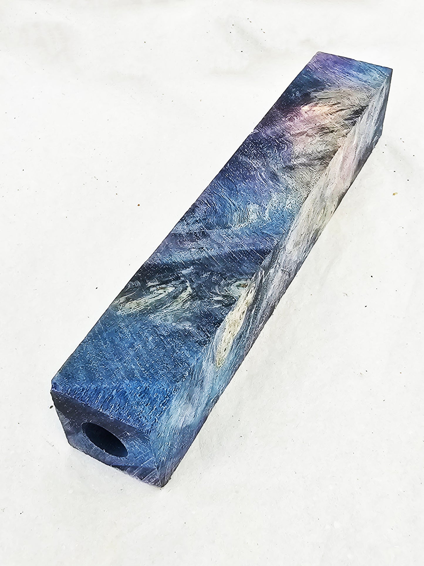 Stabilized Resin Tool Barrel Exotic wood block for reel seat spacer  (10) different colors